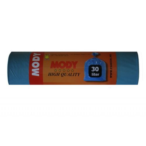 Szemeteszsák 50x60 30 literes kék, 15 mikron