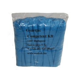 Cipővédő fólia- lábzsák, kék 25 mikron