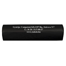 Szemeteszsák 95x120 fekete, 40 mikron